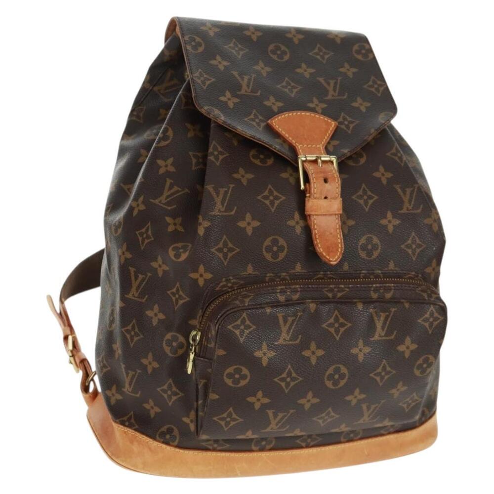 LOUIS VUITTON Monogram Montsouris GM Backpack M51135 LV Auth 159080